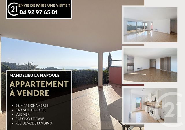 Appartement F3 &agrave; vendre - 3 pi&egrave;ces - 82 m2 - Mandelieu La Napoule - 06 - PROVENCE-ALPES-COTE-D-AZUR