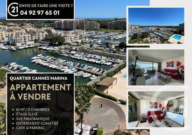 Appartement F3 &agrave; vendre - 3 pi&egrave;ces - 61 m2 - Mandelieu La Napoule - 06 - PROVENCE-ALPES-COTE-D-AZUR