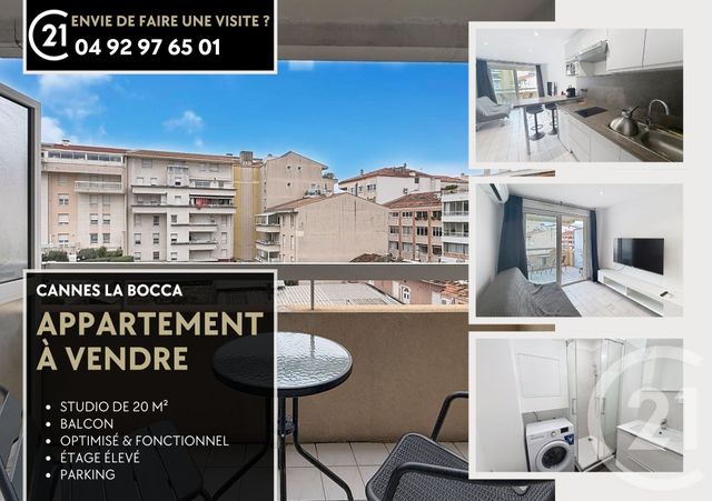Appartement F1 &agrave; vendre - 1 pi&egrave;ce - 20,18 m2 - Cannes La Bocca - 06 - PROVENCE-ALPES-COTE-D-AZUR