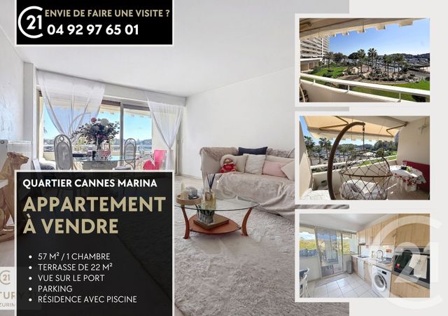 Appartement F2 &agrave; vendre - 2 pi&egrave;ces - 57 m2 - Mandelieu La Napoule - 06 - PROVENCE-ALPES-COTE-D-AZUR