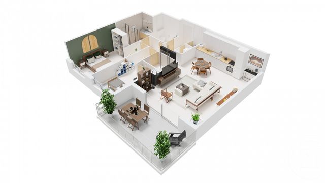 Appartement F3 &agrave; vendre - 3 pi&egrave;ces - 81 m2 - Mandelieu La Napoule - 06 - PROVENCE-ALPES-COTE-D-AZUR