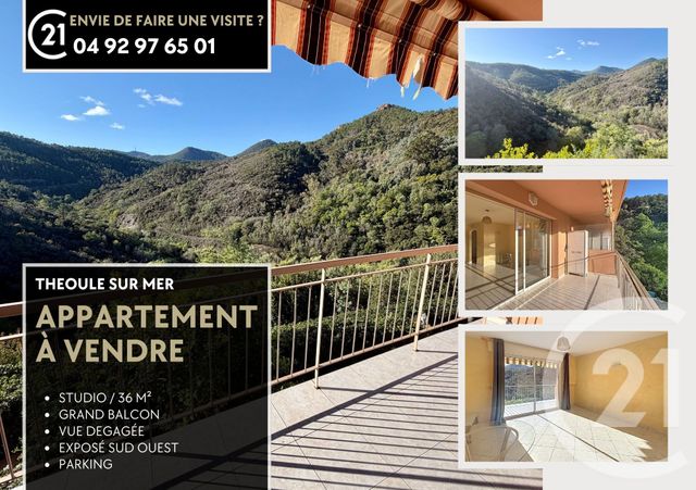 Appartement F2 &agrave; vendre - 2 pi&egrave;ces - 36,17 m2 - Theoule Sur Mer - 06 - PROVENCE-ALPES-COTE-D-AZUR