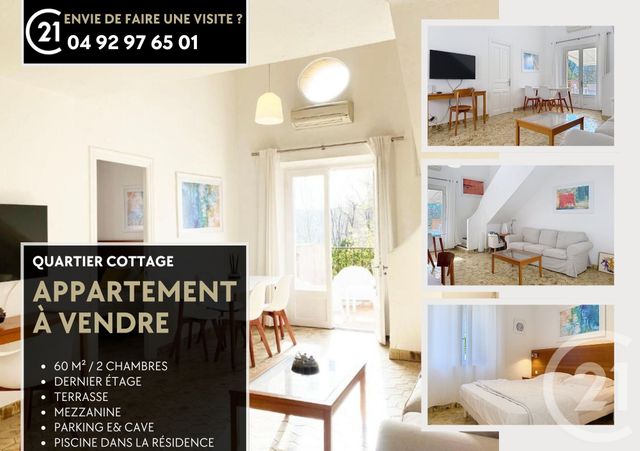 Appartement F3 &agrave; vendre - 3 pi&egrave;ces - 60,32 m2 - Mandelieu La Napoule - 06 - PROVENCE-ALPES-COTE-D-AZUR