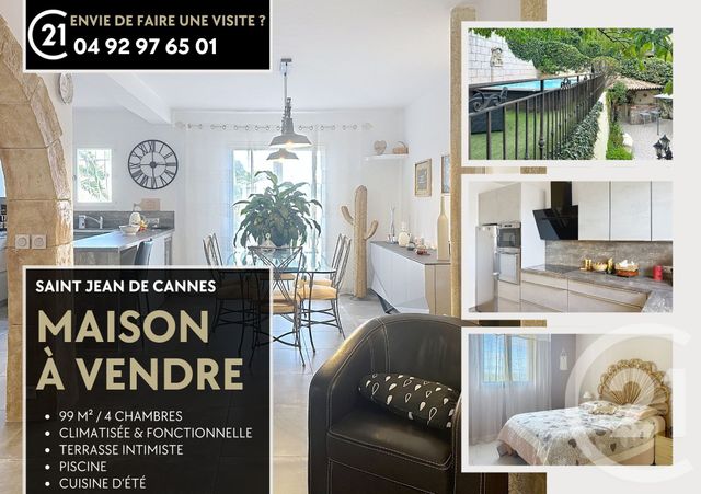 Maison &agrave; vendre - 5 pi&egrave;ces - 99,13 m2 - Mandelieu La Napoule - 06 - PROVENCE-ALPES-COTE-D-AZUR