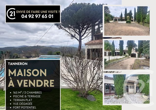 Maison &agrave; vendre - 7 pi&egrave;ces - 164,59 m2 - Tanneron - 83 - PROVENCE-ALPES-COTE-D-AZUR