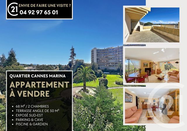 Appartement F3 &agrave; vendre - 3 pi&egrave;ces - 68,67 m2 - Mandelieu La Napoule - 06 - PROVENCE-ALPES-COTE-D-AZUR