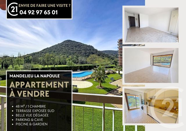 Appartement F2 &agrave; vendre - 2 pi&egrave;ces - 48,53 m2 - Mandelieu La Napoule - 06 - PROVENCE-ALPES-COTE-D-AZUR