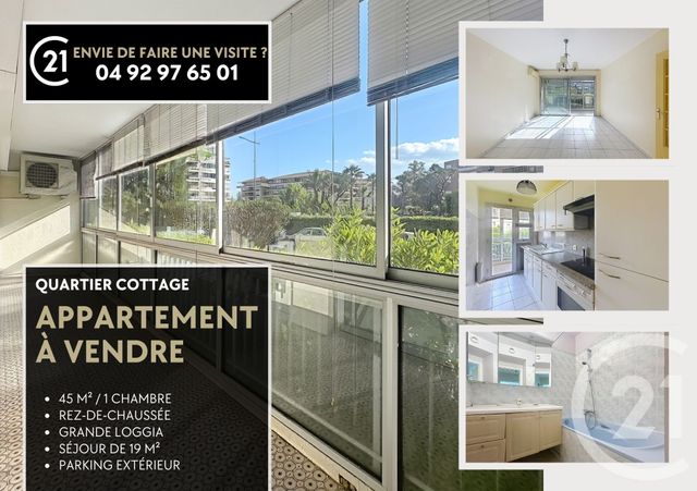 Appartement F2 &agrave; vendre - 2 pi&egrave;ces - 45,13 m2 - Mandelieu La Napoule - 06 - PROVENCE-ALPES-COTE-D-AZUR