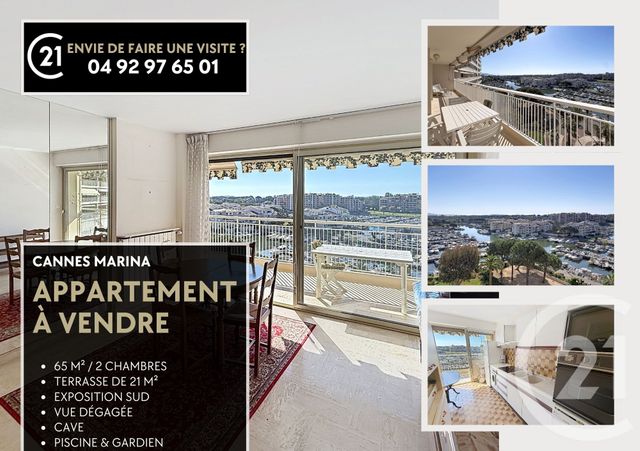 Appartement F3 &agrave; vendre - 3 pi&egrave;ces - 64,81 m2 - Mandelieu La Napoule - 06 - PROVENCE-ALPES-COTE-D-AZUR