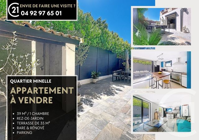 Appartement F2 &agrave; vendre - 2 pi&egrave;ces - 39,16 m2 - Mandelieu La Napoule - 06 - PROVENCE-ALPES-COTE-D-AZUR