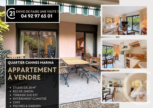 Appartement Studio &agrave; vendre - 1 pi&egrave;ce - 27,24 m2 - Mandelieu La Napoule - 06 - PROVENCE-ALPES-COTE-D-AZUR