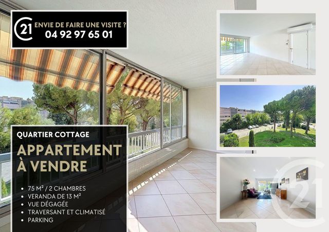 Appartement T3 &agrave; vendre - 3 pi&egrave;ces - 75,71 m2 - Mandelieu La Napoule - 06 - PROVENCE-ALPES-COTE-D-AZUR