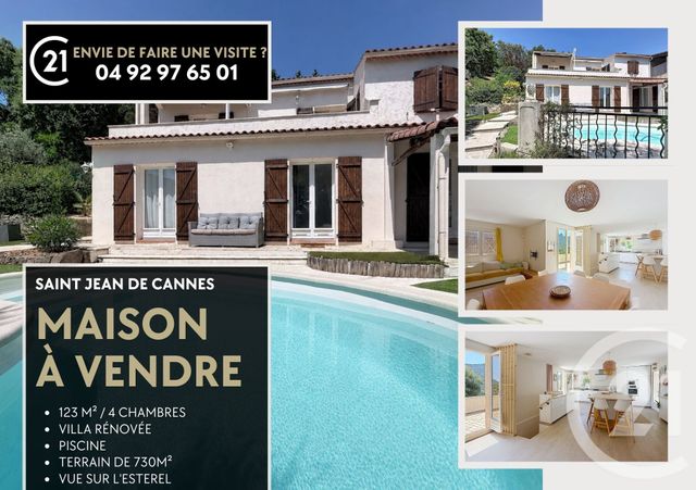 Maison &agrave; vendre - 5 pi&egrave;ces - 123,51 m2 - Mandelieu La Napoule - 06 - PROVENCE-ALPES-COTE-D-AZUR