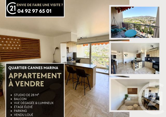 Appartement F1 &agrave; vendre - 1 pi&egrave;ce - 27,90 m2 - Mandelieu La Napoule - 06 - PROVENCE-ALPES-COTE-D-AZUR
